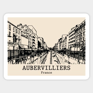Aubervilliers - France Sticker